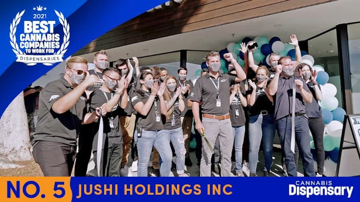 No. 5 Best Cannabis Companies to Work For - Dispensaries: Jushi Serves